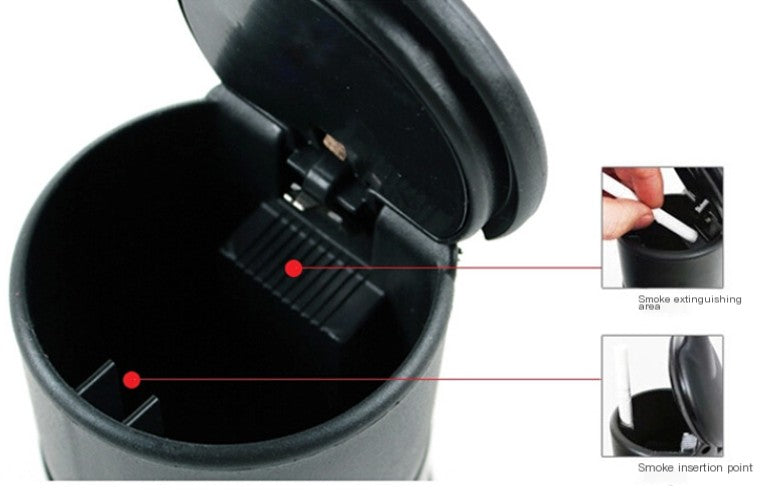 Cenicero para Coche con Luz LED